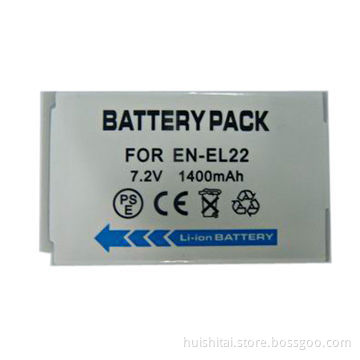 Lithium-ion Battery Pack/Camera Battery for Nikon 1 J4, 1 S2, 1,400mAh Capacity